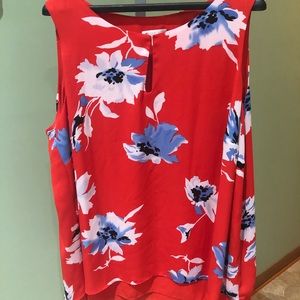 Plus size flowered Lila Rose Blouse